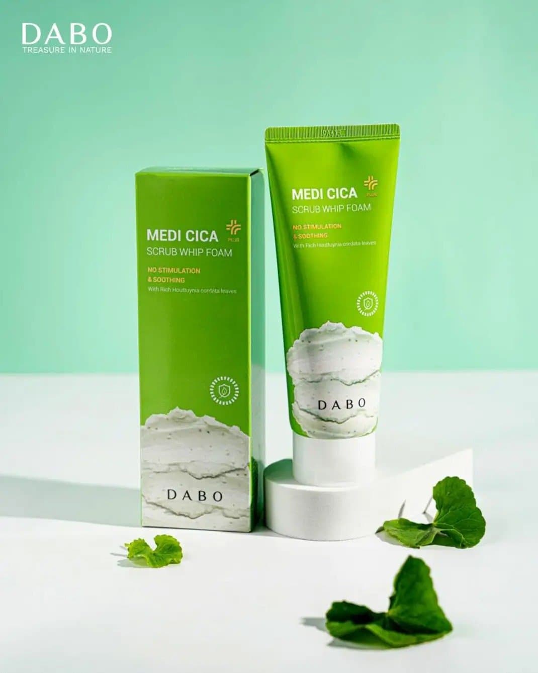 ☘️ DABO Medi Cica Scrub Whip Foam Cleanser – Gentle Yet Powerful ☘️
(150ml)
27/09/04