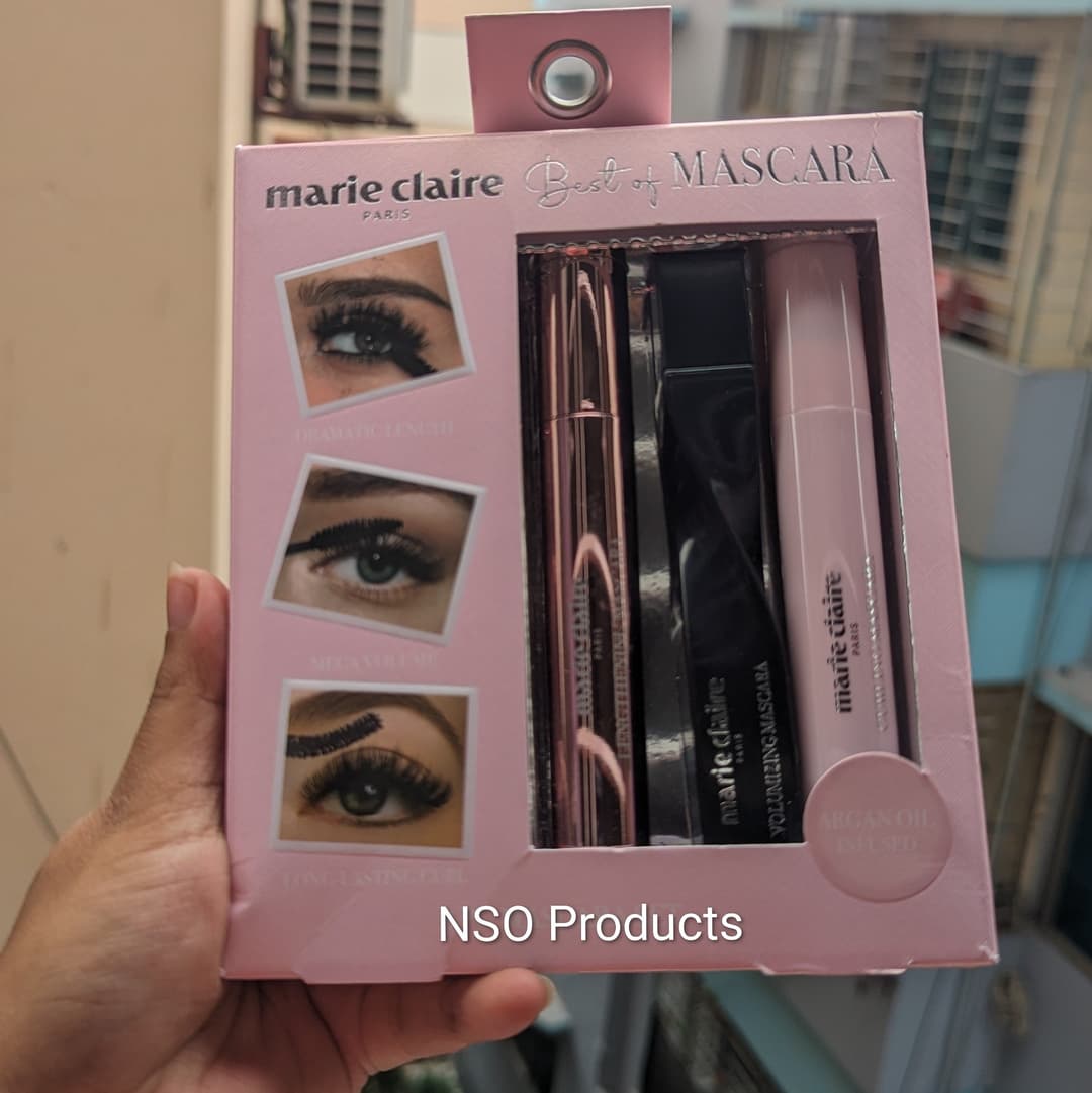 Marie claire paris 
Bast of mascara (3 Pc set)