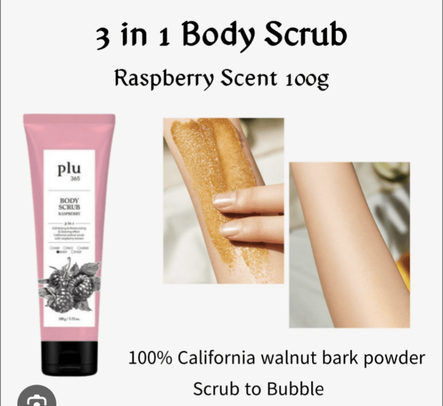 Plu365 Body Scrub Raspberry 100 g
27/10/01