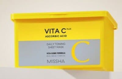 The Missha Vita C Toning Sheet Mask(30pcs)