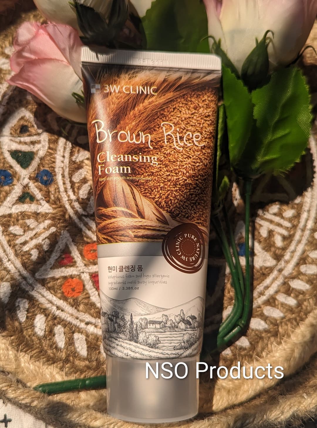 3W Clinic Brown Rice Cleansing Foam(100g)