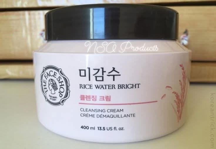 Face Shop's Rice Water Bright cleanging cream(400g)